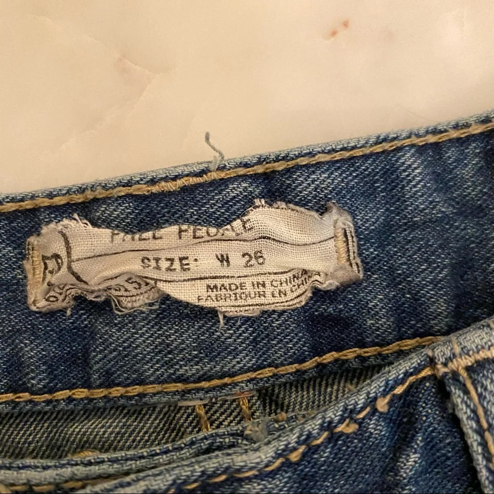 Free People cutoff jean shorts - Picture 2 of 3